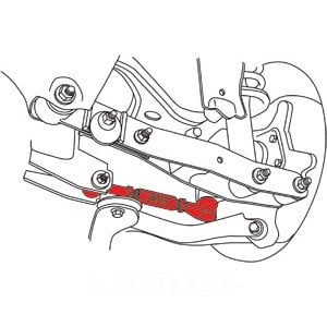Adjustable Rear Toe Arm SPC Performance 67675 - Image 2