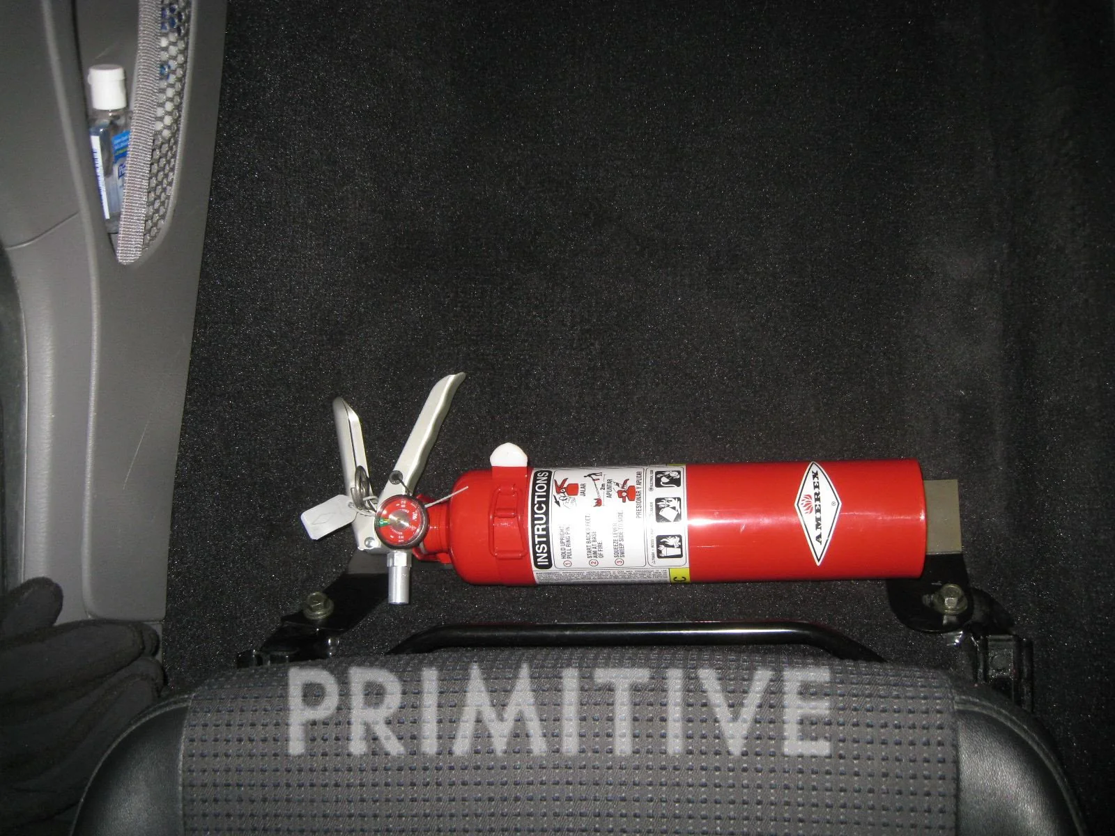 Fire Extinguisher Seat Bracket Mount - Image 5