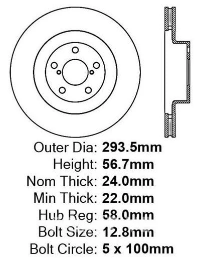 KNS/DBA 4K Front Rotor for 02-14 WRX - Image 5