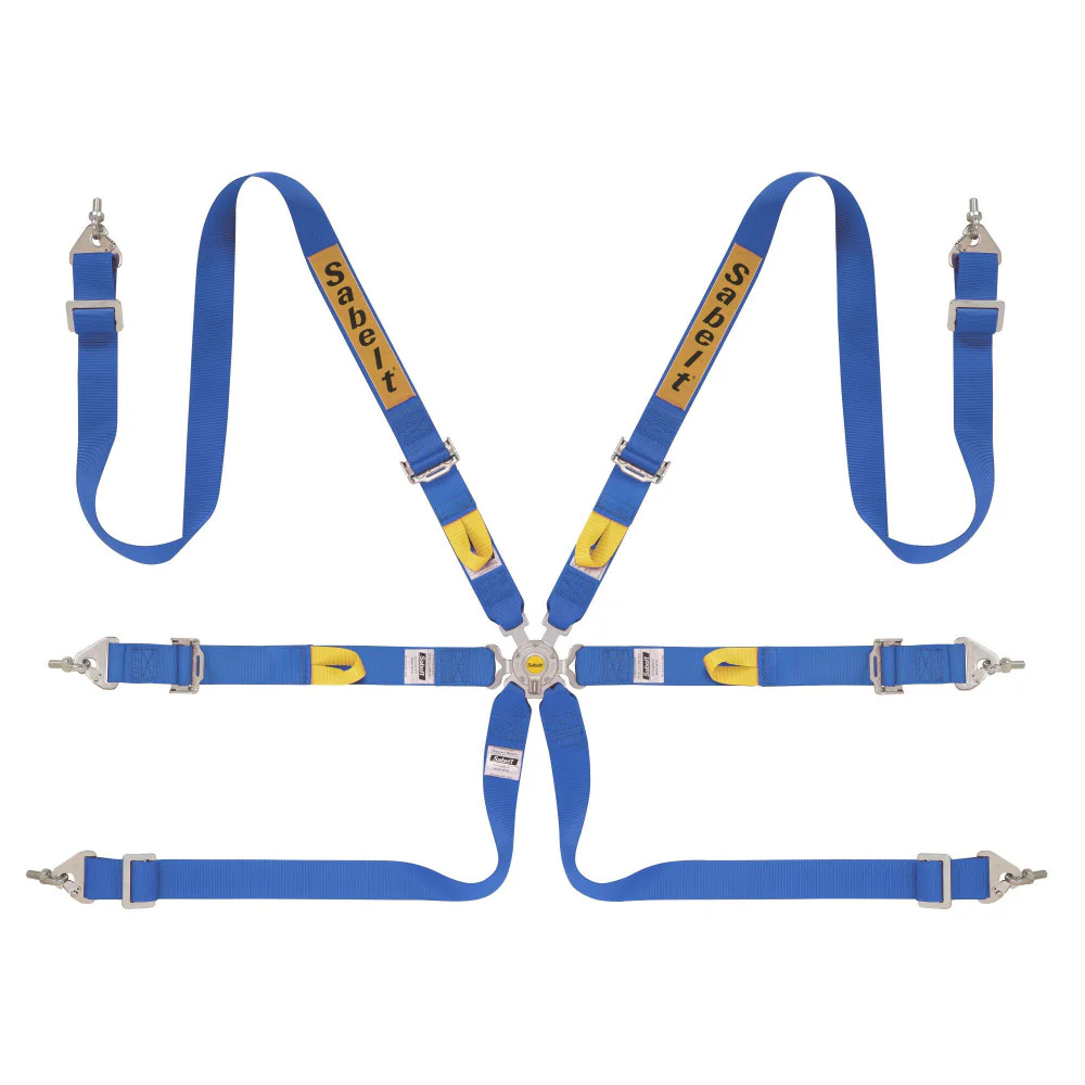 Sabelt Steel Series 2" Rally 6 Point Harness - Image 2
