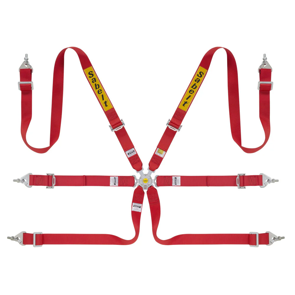Sabelt Steel Series 2" Rally 6 Point Harness - Image 3