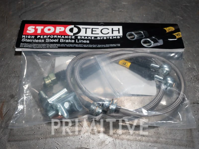 StopTech SS 4-Pot Front Brake Lines for 02-07 WRX & 04-07 STi - Image 3