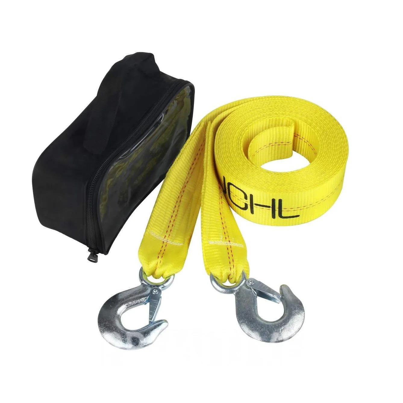 Nylon Tow Strap with Hooks